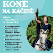 Koně na Kačině - plakát